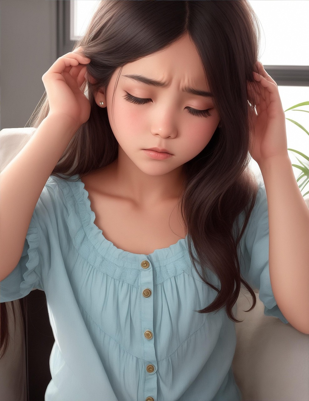 眼精疲労と首こりを一度に解消！