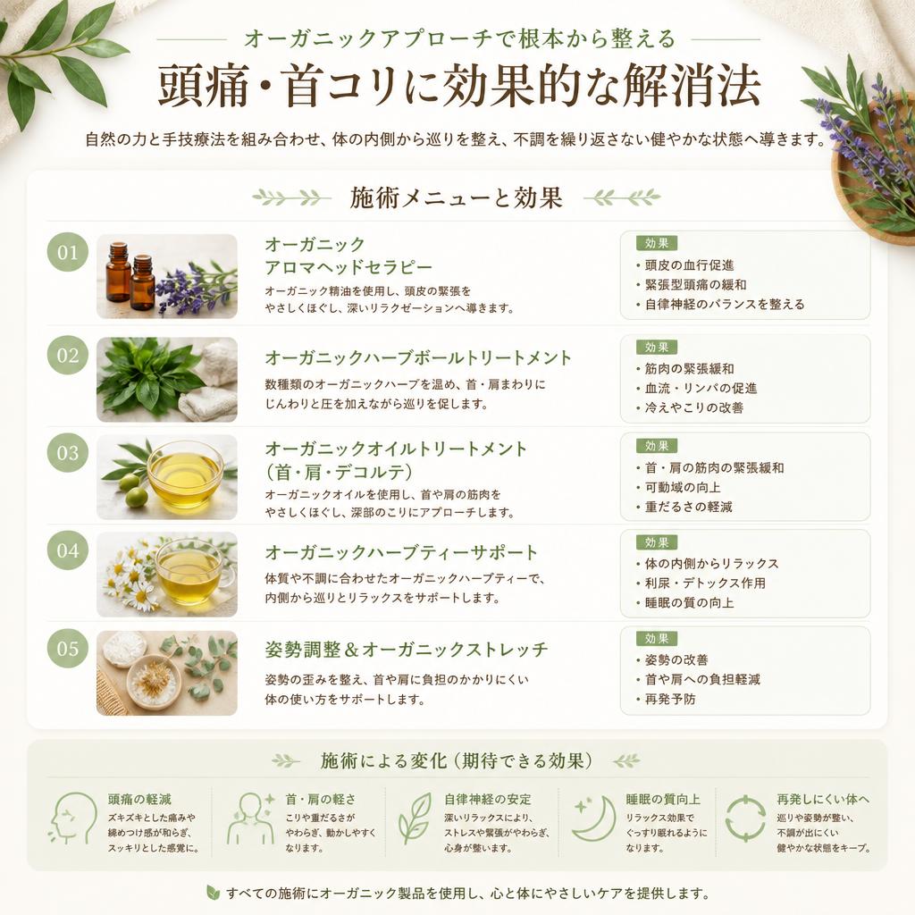 実績のある施術内容