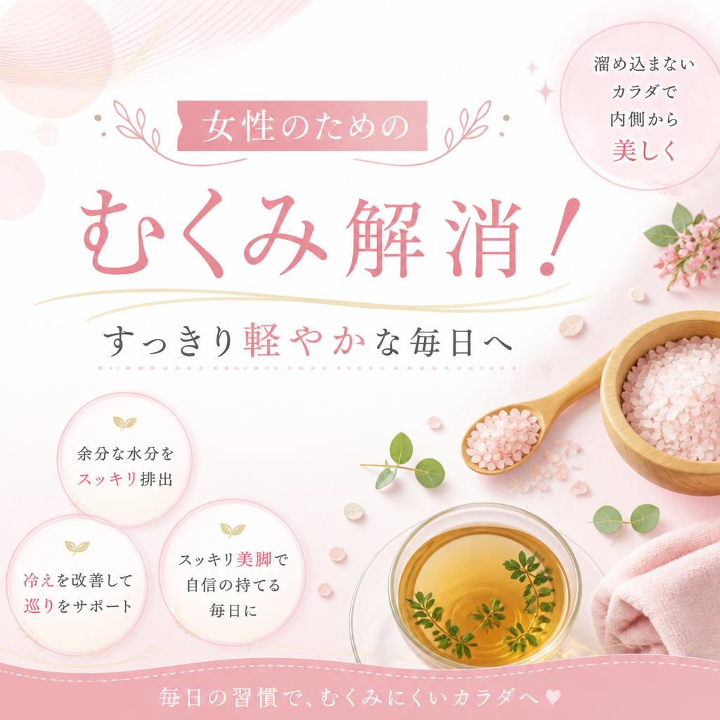女性のためのむくみ解消！