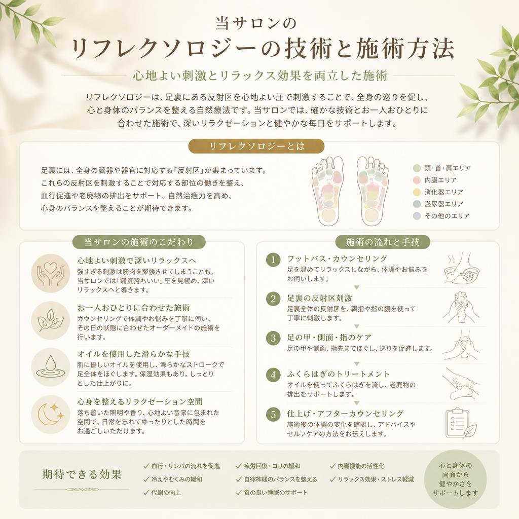 2. 本格リフレクソロジーの特徴
